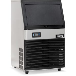 Maquina de hielo Ilumi MH-40 de acero inoxidable