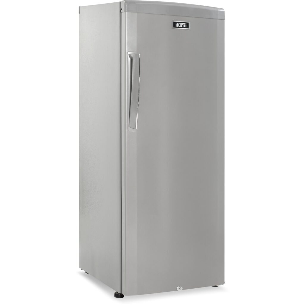 Congeladora vertical Ilumi TF-2800V 280 L de acero inoxidable