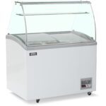 Congelador para helados con tapa de vidrio Ilumi TF-3200TG 320 L