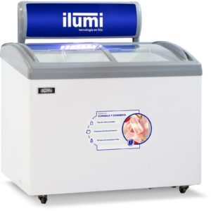 Congeladora con tapa de vidrio Ilumi TF-3600 360 L