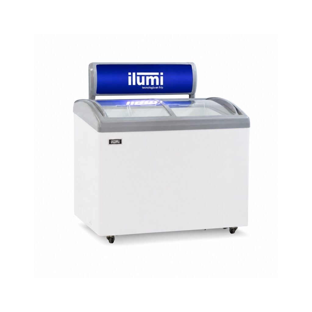 Congeladora con tapa de vidrio Ilumi TF-4600 460 L
