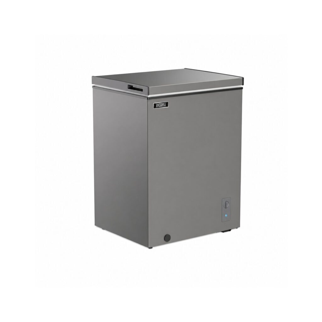 Congeladora horizontal Ilumi TFI-1100DG 110 L de acero inoxidable