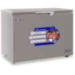Congeladora horizontal Ilumi TFI-3400DG 340 L gris oscuro de acero inoxidable