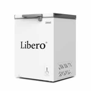 congeladora horizontal Libero LFH-151V sobre fondo blanco
