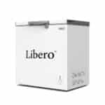 congeladora horizontal Libero LFH-201V sobre fondo blanco