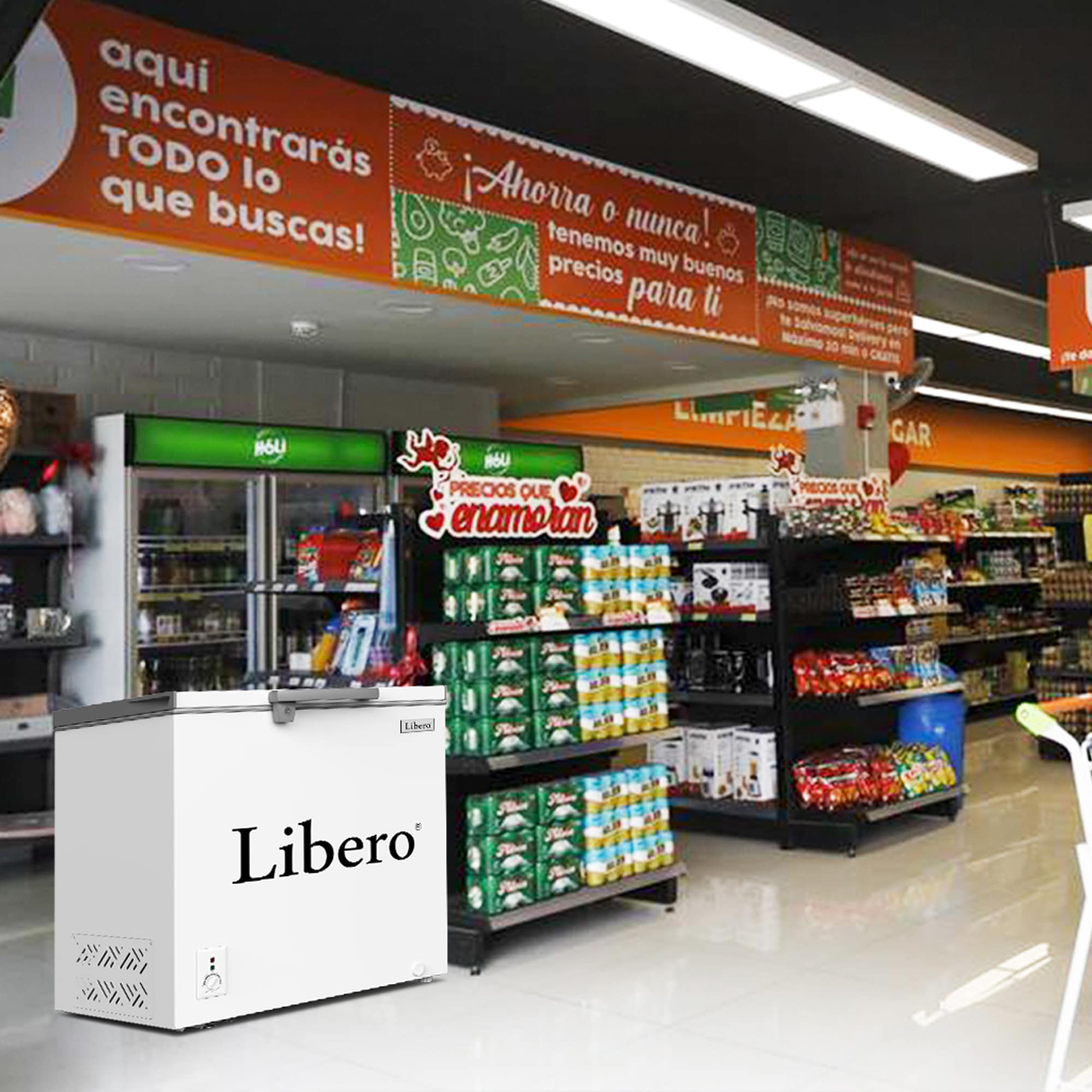 Detalle de uso del equipo Libero LFH-301V