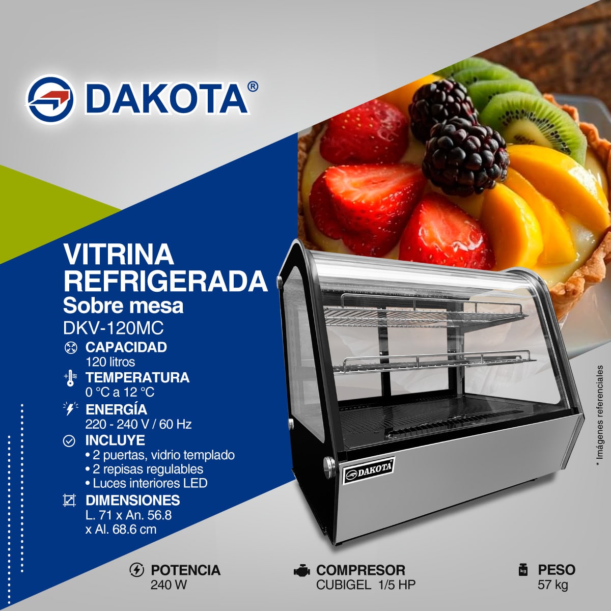 Dakota DKV-120MC detalle visible del producto