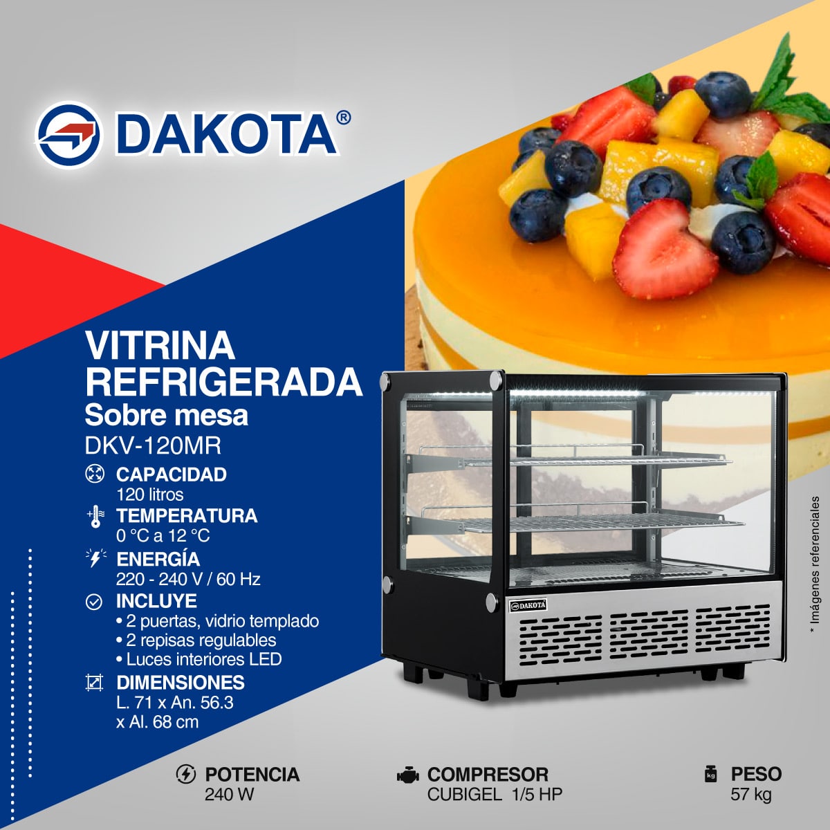 Dakota DKV-120MR detalle visible del producto