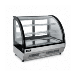 Vitrina refrigerada Ilumi VRD-75CT de 100 L con frente de doble vidrio curvo templado