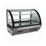 Vitrina refrigerada Ilumi VRD-90CT de 125 L con doble vidrio templado curvo